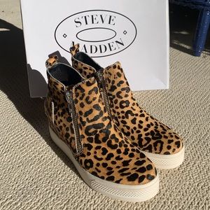Steve Madden Leopard Wedgie